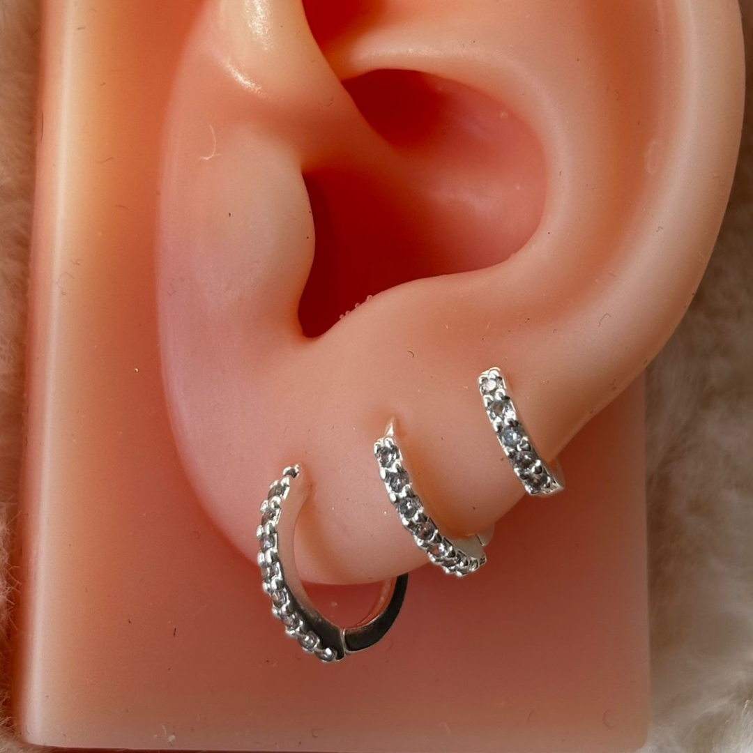 Argola Cravejada Lux