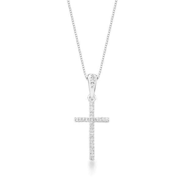 Colar Cruz Cravejada